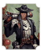 WWE - Yann "The Wraith" Packer - Outlaws - Mercenaries - Lawmen - Hex