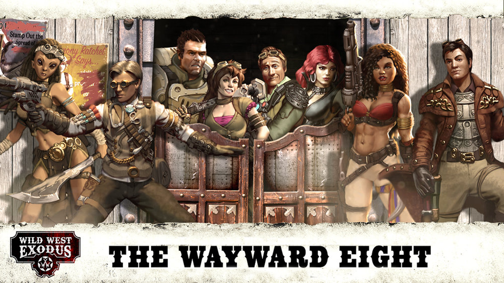 WWE - Wayward eight posse - Outlaws - Mercenaries